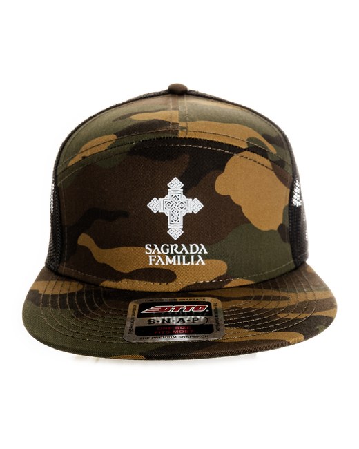 Boné Camuflado Cruz Copta — Camuflado
