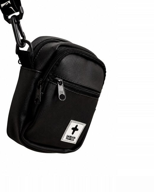 Shoulder Bag Etiqueta Branca — Preta